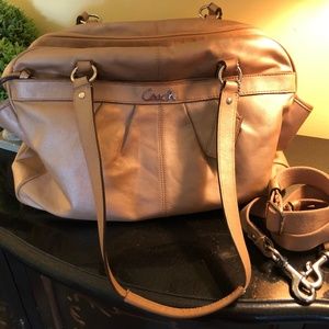 Coach Diaper/Travel Bag in Champagne